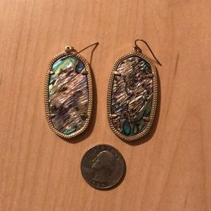 Danielle Abalone shell Kendra Scott earrings